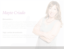 Tablet Screenshot of maytecriado.com